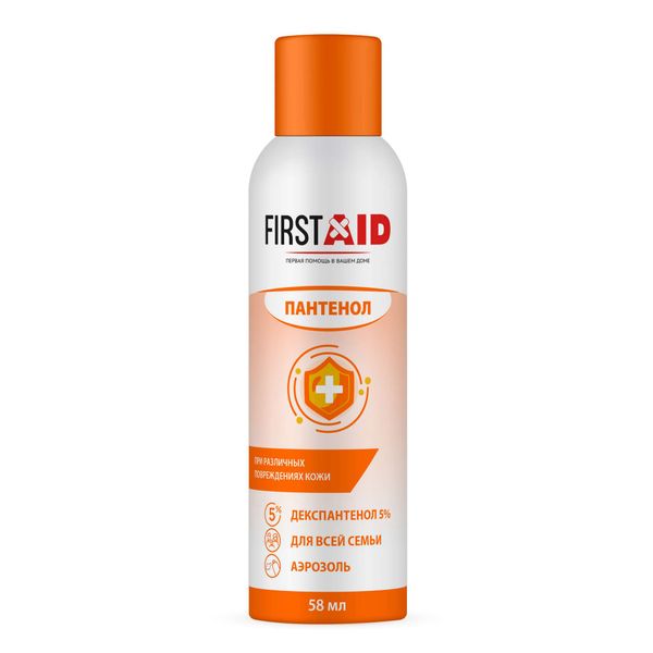 Фотография товара Пена с Д-пантенолом 5% First Aid/Ферстэйд аэрозоль 150мл