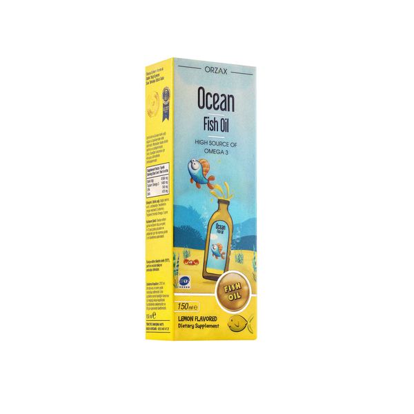 Фотография товара Рыбий жир Фиш оил вкус лимона Ocean Orzax/Орзакс жидкость для приема внутрь фл. 150мл