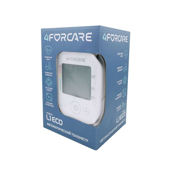 Фотография товара Тонометр автоматический электронный на плечо L1 Эко 4Forcare