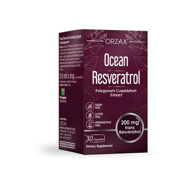 Фотография товара Ресвератрол Ocean Orzax/Орзакс капсулы 450мг 30шт