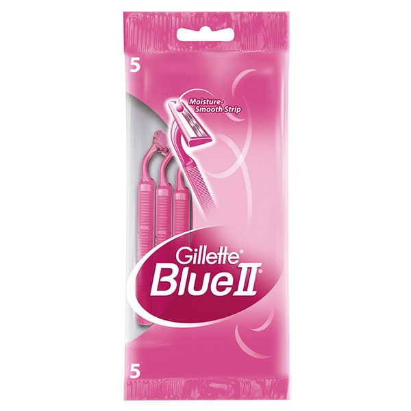 Фотография товара Одноразовые мужские бритвы Gillette (Жиллетт) Blue2, 5 шт.