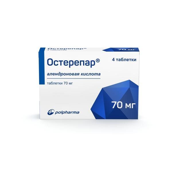 Фотография товара Остерепар таблетки 70мг 4шт