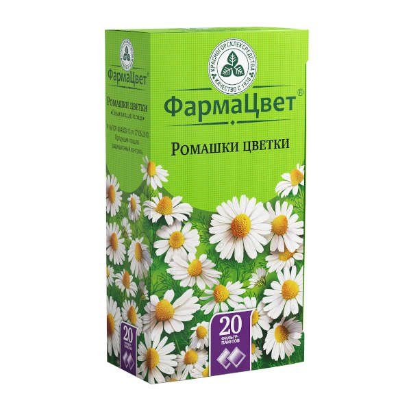 Фотография товара Ромашки цветки ф/п 1,5г 20шт