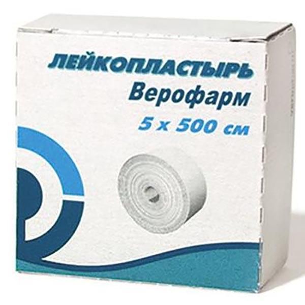 Фотография товара Лейкопластырь на тканевой основе Верофарм 3х500см