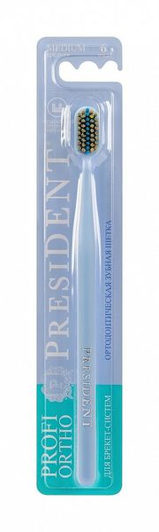Фотография товара Щетка зубная средней жесткости Exclusive President/Президент
