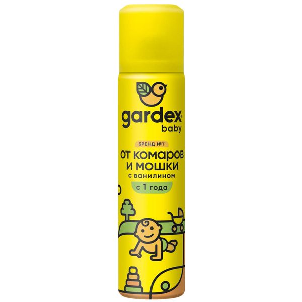 Фотография товара Аэрозоль от комаров и мошки для детей с 1 года Baby Gardex/Гардекс 80мл