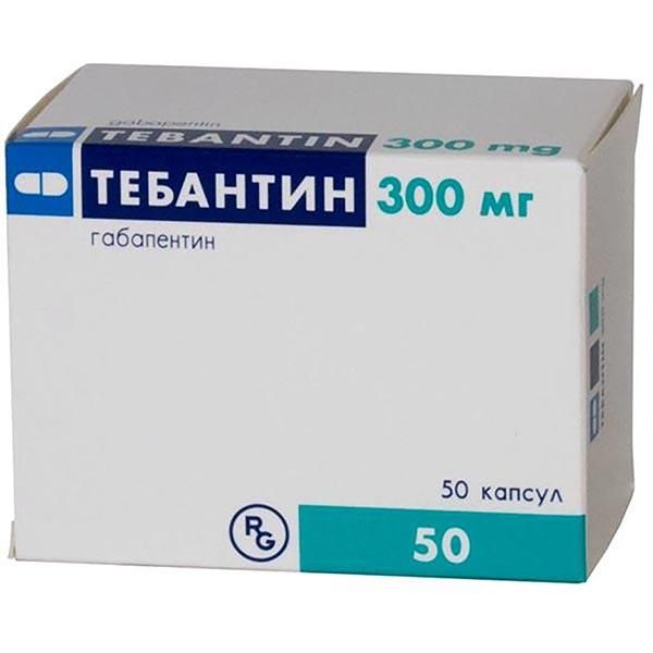 Фотография товара Тебантин капсулы 300мг 100шт