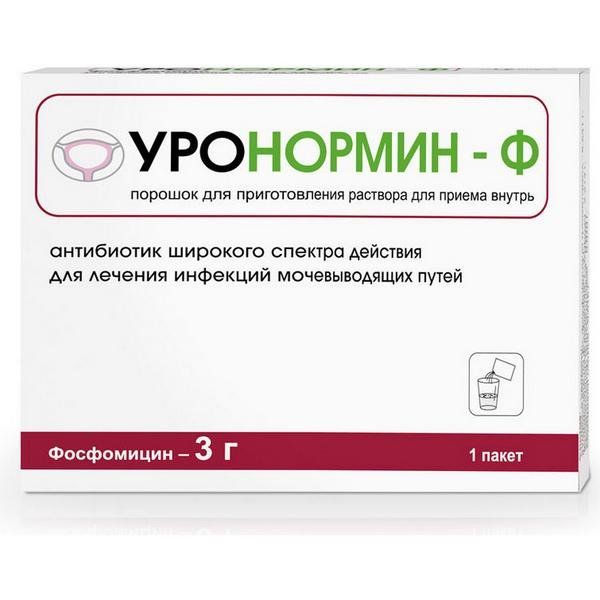 Фотография товара Уронормин-Ф пор. для приг. р-ра для приема внутрь 3г 8г 2шт
