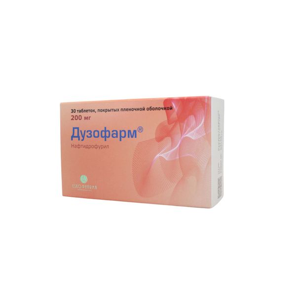 Фотография товара Дузофарм таблетки п/о плен. 200мг 60шт