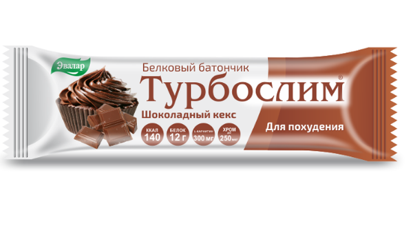 Фотография товара Батончик белковый для контроля веса Клубничный чизкейк Эвалар Турбослим 50г