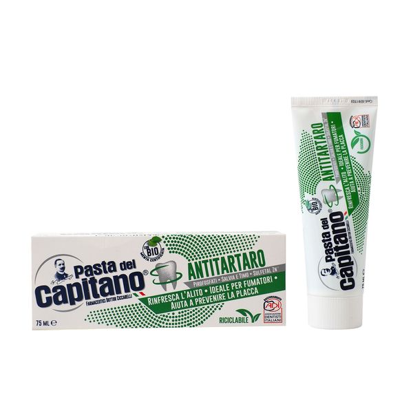 Фотография товара Паста зубная отбеливающая с запатентованной молекулой 1905 Pasta del Capitano 75мл