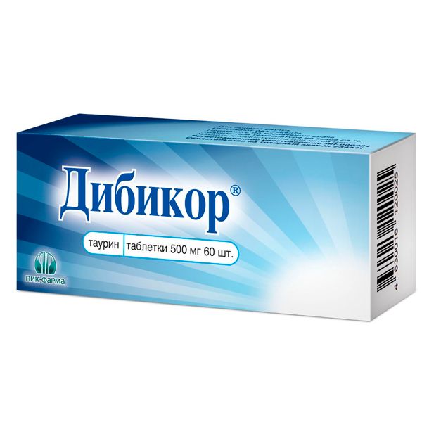 Фотография товара Дибикор таблетки 500мг 60шт
