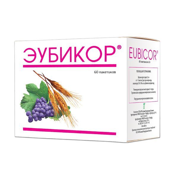 Фотография товара Эубикор порошок для приг. раствора для приема внутрь пак. 3г 60шт