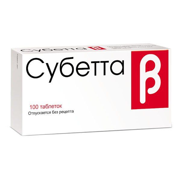 Фотография товара Субетта таблетки для рассасывания 100шт