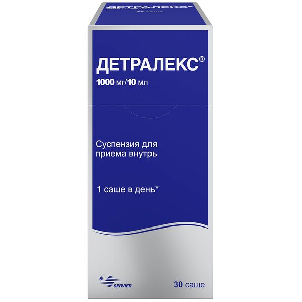 Фотография товара Детралекс сусп. для внутр. прим. 1000мг/10мл 30шт