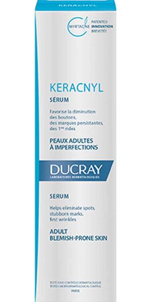 Фотография товара Сыворотка разглаживающая для проблемной кожи Keracnyl Ducray/Дюкрэ 30мл