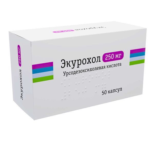 Фотография товара Экурохол капсулы 250мг 100шт