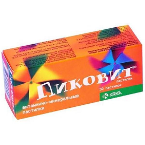 Фотография товара Пиковит таблетки п/о 60шт