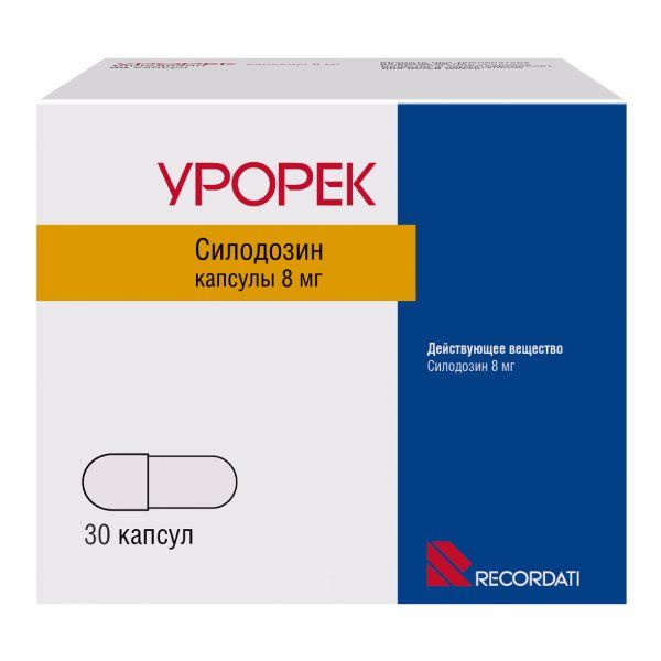 Фотография товара Урорек капсулы 8мг 90шт