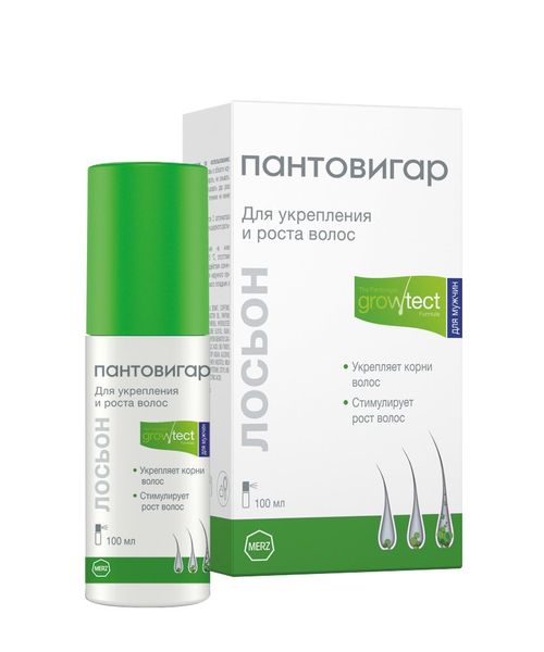 Фотография товара Лосьон для укрепления и роста волос для мужчин Growteсt formula Пантовигар 100мл