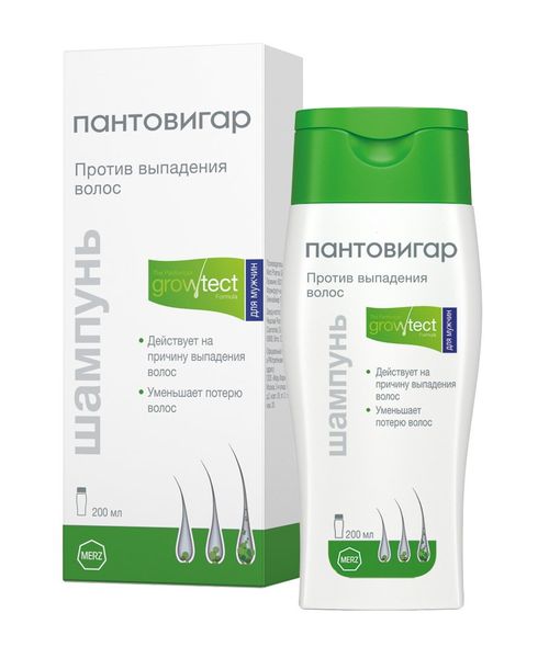 Фотография товара Шампунь для роста волос для женщин Growteсt formula Пантовигар 200мл