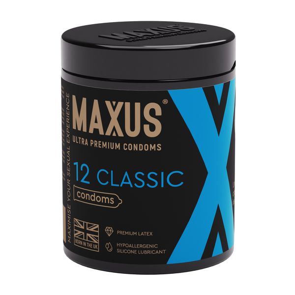 Фотография товара Презервативы гладкие классические Classic Maxus/Максус 12шт