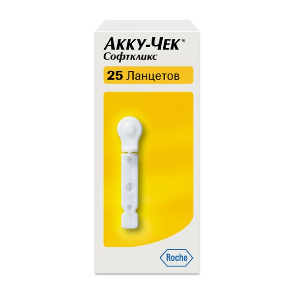 Фотография товара Ланцеты Softclix Accu-chek/Акку-Чек 200шт