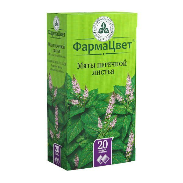 Фотография товара Мяты перечной листья ф/п 1,5г 20шт