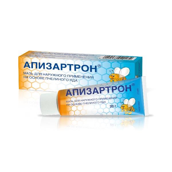 Фотография товара Апизартрон мазь для наружного применения 3мг+10г+1г/100г 20г