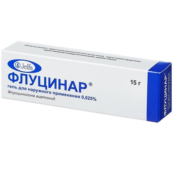 Фотография товара Флуцинар гель для наружного применения 0,025% 15г