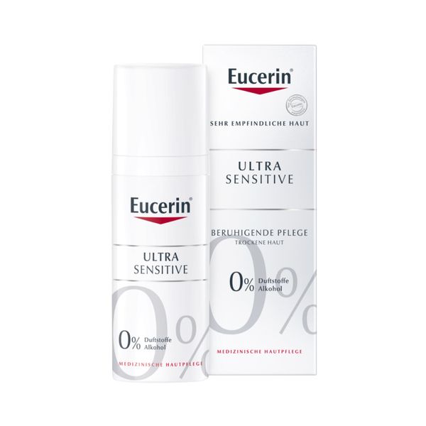 Фотография товара Крем для чувствительной сухой кожи успокаивающий Ultra Sensitive Eucerin/Эуцерин банка 50мл