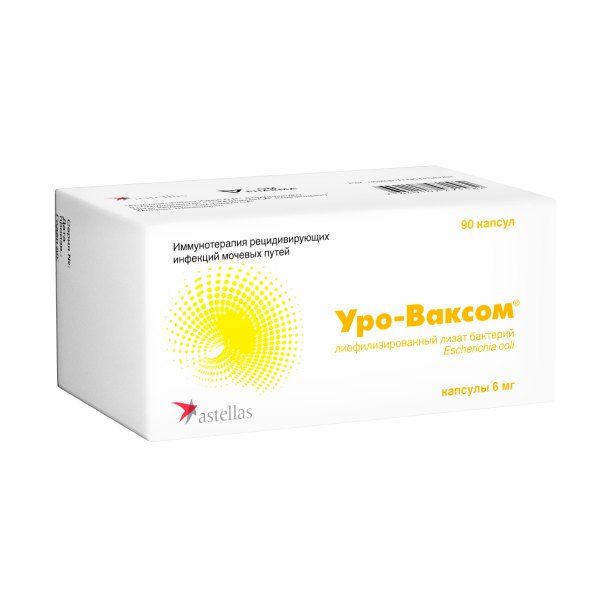 Фотография товара Уро-ваксом капсулы 6мг 90шт