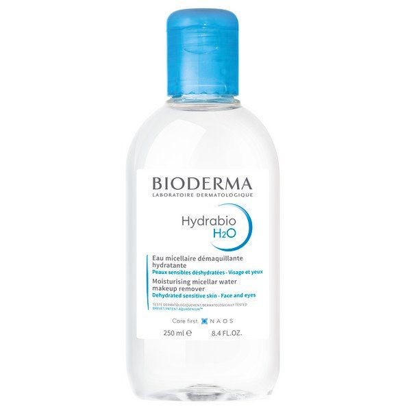 Фотография товара Вода мицеллярная для обезвоженной кожи лица H2O Hydrabio Bioderma/Биодерма 500мл