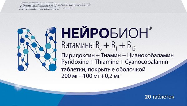 Фотография товара Нейробион таблетки п/о 20шт