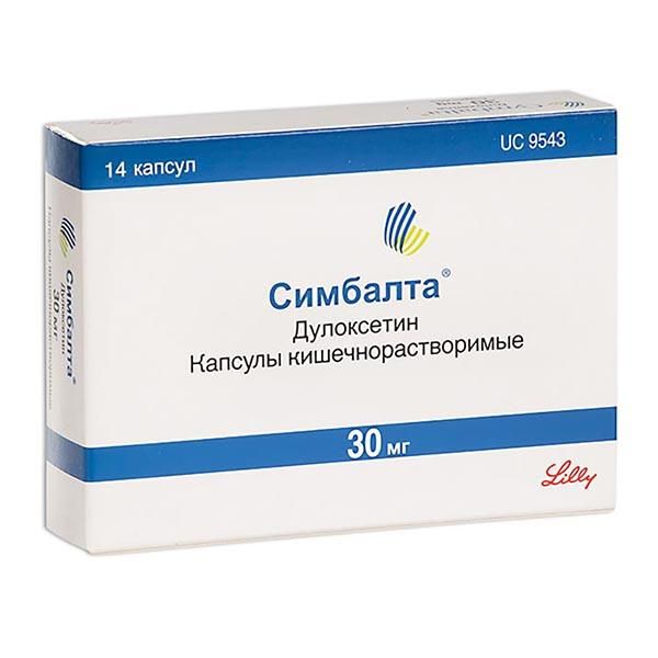 Фотография товара Симбалта капсулы кишечнорастворимые 30мг 14шт