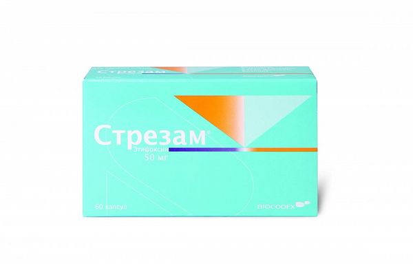 Фотография товара Стрезам капсулы 50мг 60шт