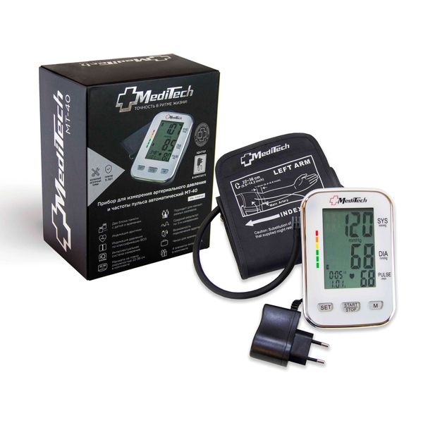 Фотография товара Тонометр автоматический с адаптером МТ-40 MediTech/МедиТех