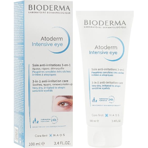 Фотография товара Уход за областью вокруг глаз Atoderm 3в1 Bioderma/Биодерма 100мл