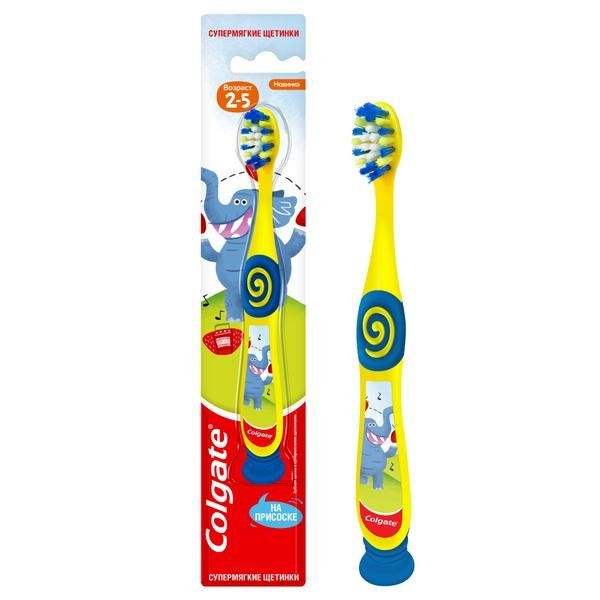 Фотография товара Щетка зубная для детей 2-5 лет супермягкая Colgate/Колгейт