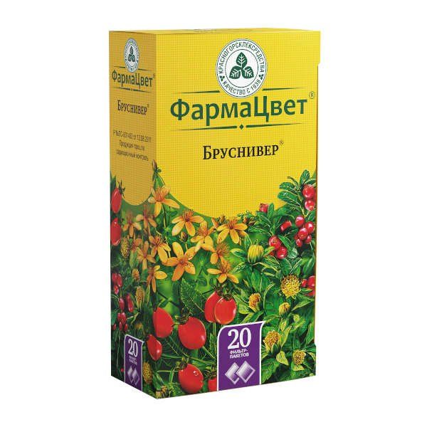 Фотография товара Бруснивер ФармаЦвет 2г фильтр-пак. 20шт