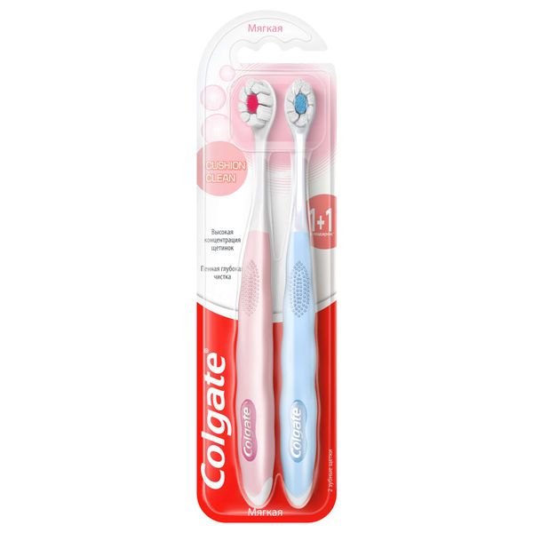 Фотография товара Щетка зубная мягкая Cushion Clean Colgate/Колгейт