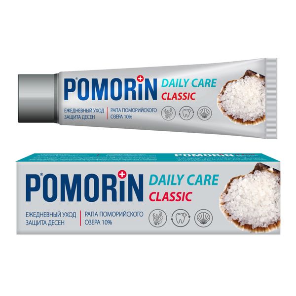 Фотография товара Паста зубная Ежедневный уход Classic Pomorin/Поморин 100мл