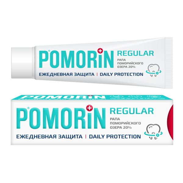 Фотография товара Паста зубная ежедневная защита Regular Pomorin/Поморин 100мл