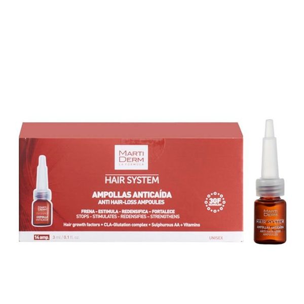 Фотография товара Сыворотка против выпадения волос Hair System Martiderm/Мартидерм ампулы 3мл 28шт