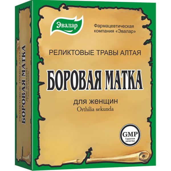 Фотография товара Реликтовые травы Алтая Боровая матка для женщин Эвалар фильтр-пакет 30г