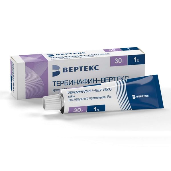 Фотография товара Тербинафин-Вертекс крем для наружного применения 1% 30г