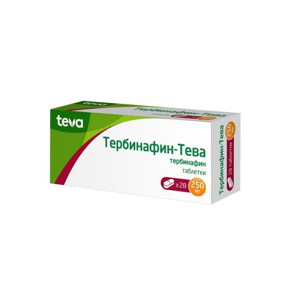 Фотография товара Тербинафин-Tева таблетки 250мг 28шт