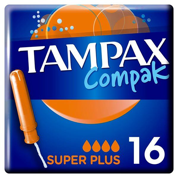 Фотография товара Тампоны с аппликатором TAMPAX (Тампакс) Compak Super, 16 шт.