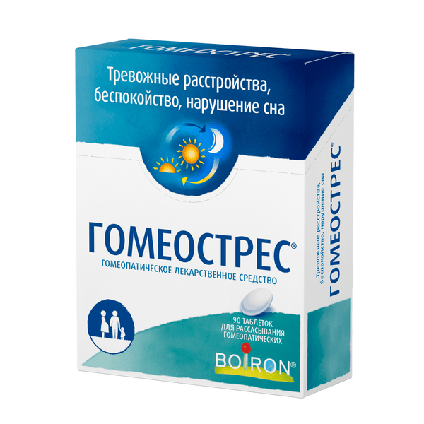 Фотография товара Гомеострес таблетки для рассасывания гомеопатические 90шт