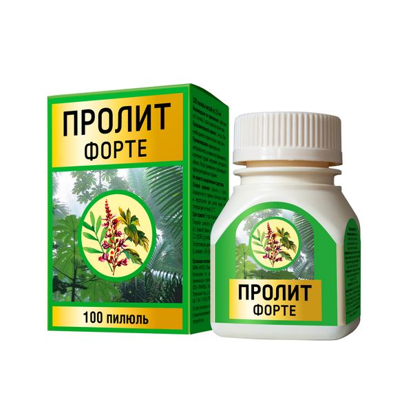 Фотография товара Пролит Форте пилюли 225мг 100шт